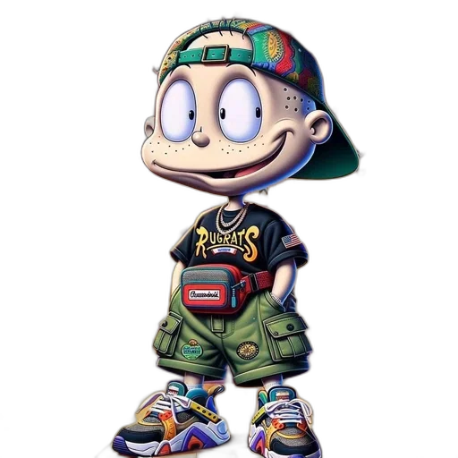 hat, jacket, creature, cartoon transparent PNG cut-out