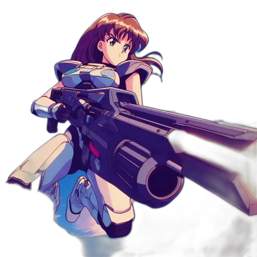 weapon, robot, sword, staff transparent PNG cut-out