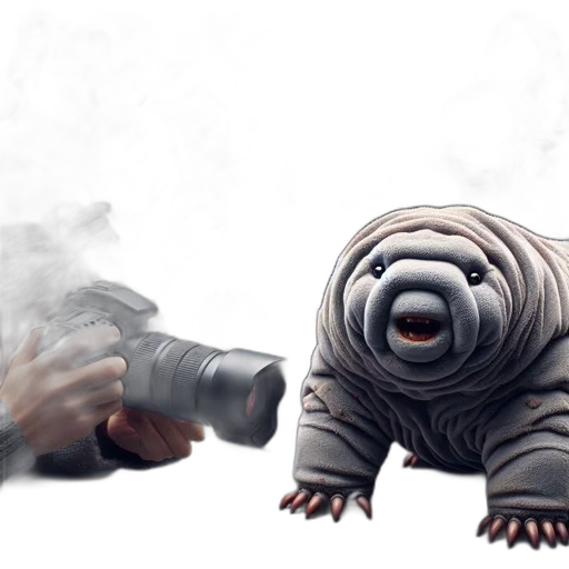 creature, animal, concept art, 3d render transparent PNG cut-out