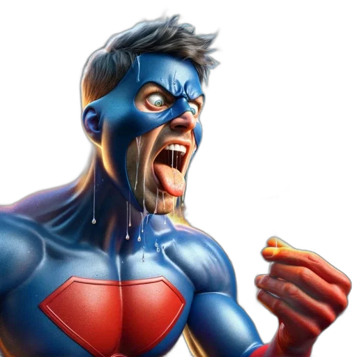 food, face, 3d render, concept art transparent PNG cut-out
