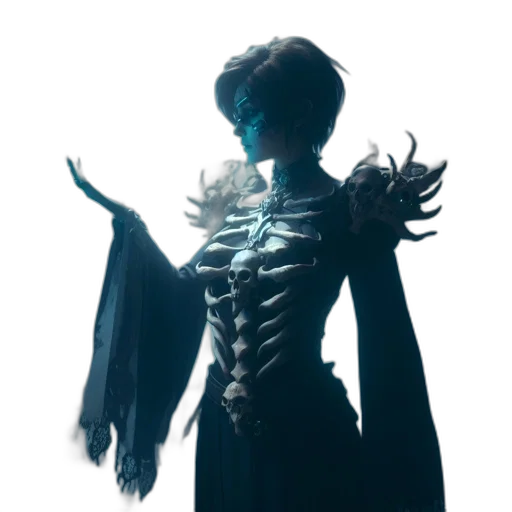 dress, creature, crown, mask transparent PNG cut-out
