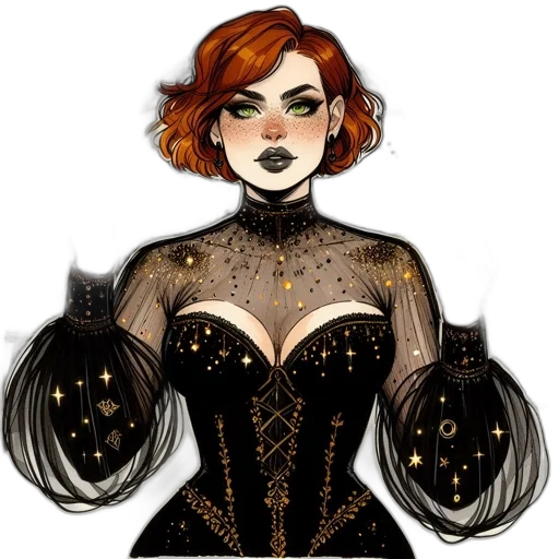 dress, concept art, fantasy art, pixel art transparent PNG cut-out
