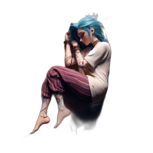 creature, jacket, staff, concept art transparent PNG cut-out