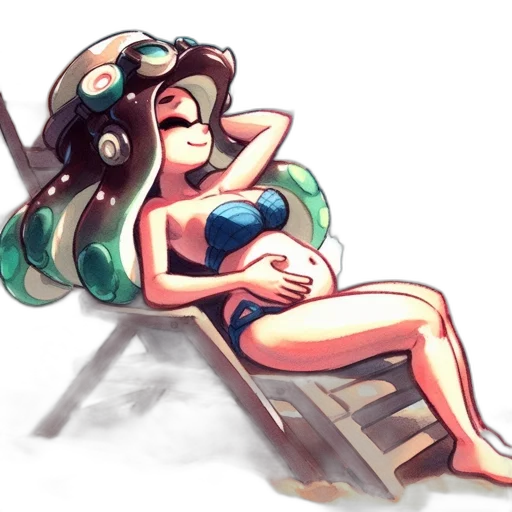 watercolor, concept art, pixel art, vaporwave transparent PNG cut-out