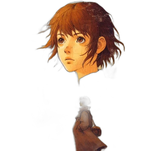 face, mask, weapon, hair transparent PNG cut-out