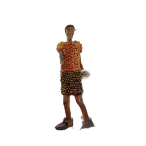 dress, animal, staff, creature transparent PNG cut-out