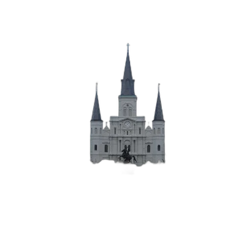 building, crown, concept art, 3d render transparent PNG cut-out