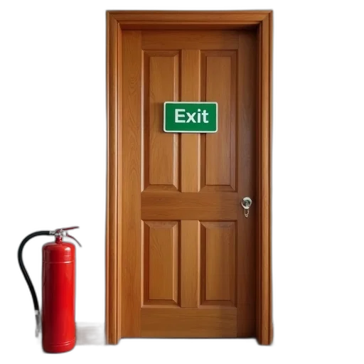 staff, fire, wooden, door transparent PNG cut-out