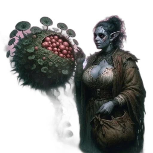 creature, staff, concept art, fantasy art transparent PNG cut-out