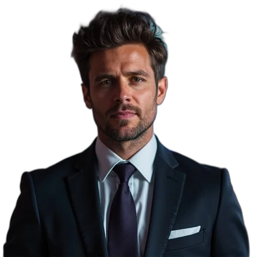 jacket, face, staff, hair transparent PNG cut-out