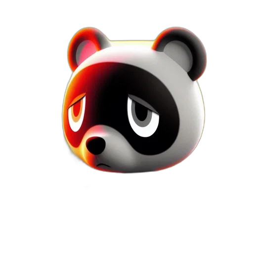 animal, mask, staff, 3d render transparent PNG cut-out
