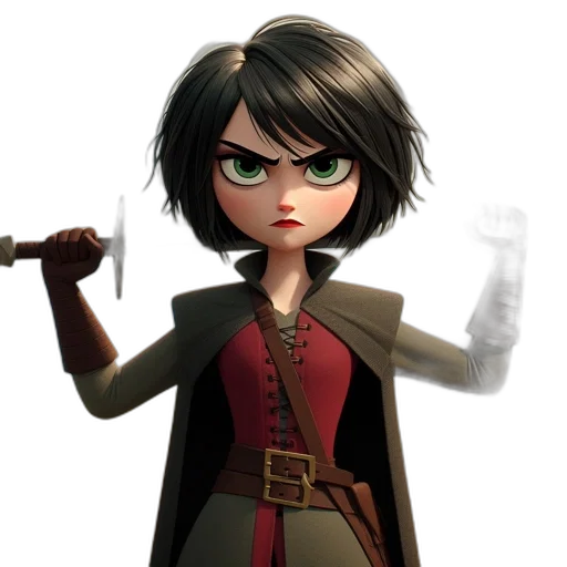 staff, weapon, jacket, concept art transparent PNG cut-out