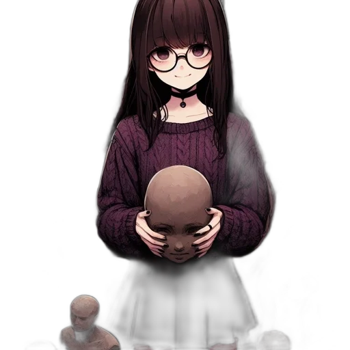 mask, creature, face, dress transparent PNG cut-out