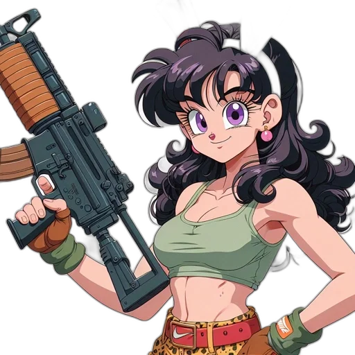 weapon, anime, cartoon, pixel art transparent PNG cut-out