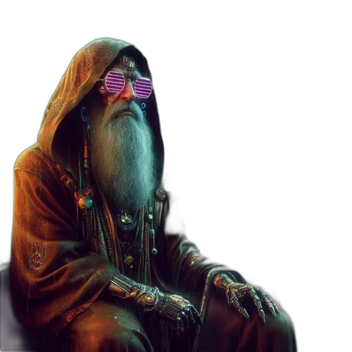 jacket, mask, staff, face transparent PNG cut-out