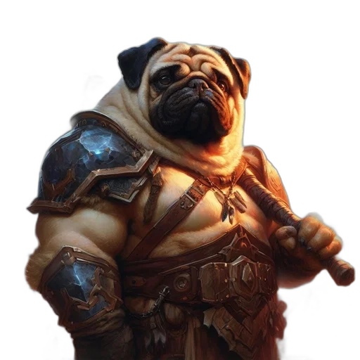 staff, animal, face, creature transparent PNG cut-out