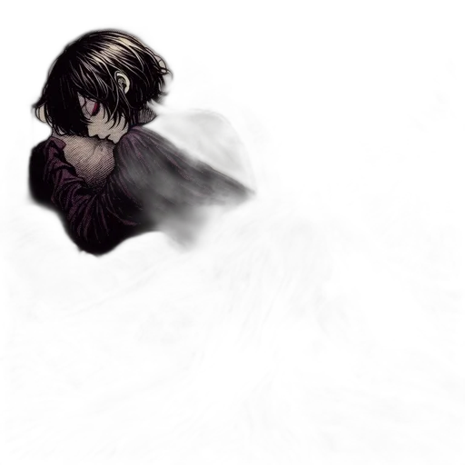 mask, creature, face, hair transparent PNG cut-out