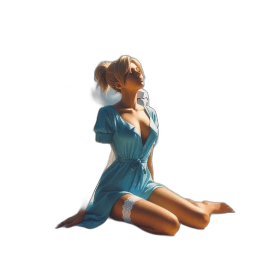 dress, concept art, 3d render, photorealistic transparent PNG cut-out