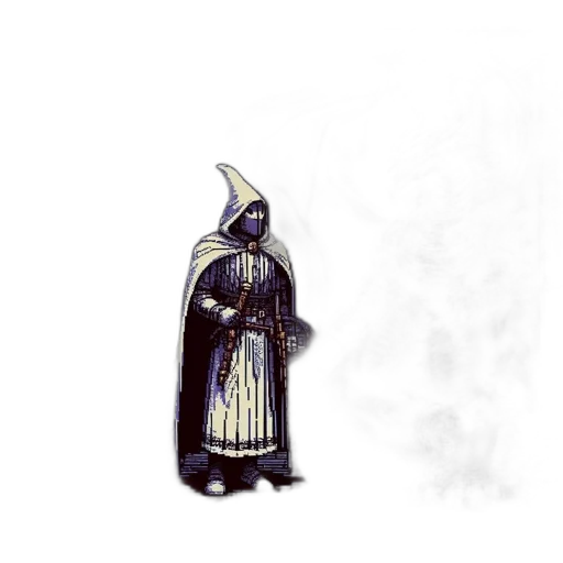 staff, mask, dress, creature transparent PNG cut-out