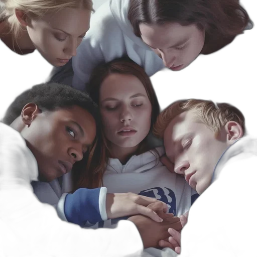 jacket, face, staff, concept art transparent PNG cut-out