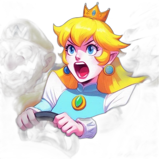 crown, staff, face, weapon transparent PNG cut-out