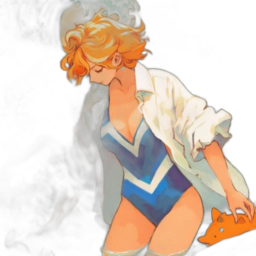 jacket, dress, mask, staff transparent PNG cut-out