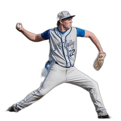 baseball, player, wearing, gray transparent PNG cut-out