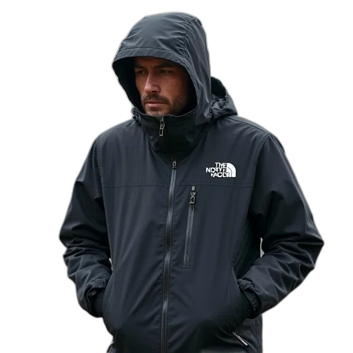 jacket, staff, cyberpunk, north transparent PNG cut-out