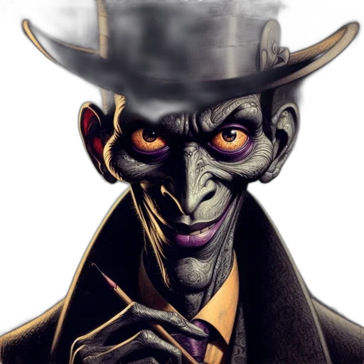 face, hat, mask, staff transparent PNG cut-out