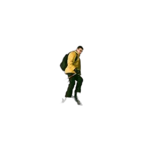 jacket, creature, staff, pixel art transparent PNG cut-out