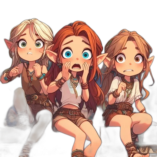 fantasy art, concept art, pixel art, anime transparent PNG cut-out