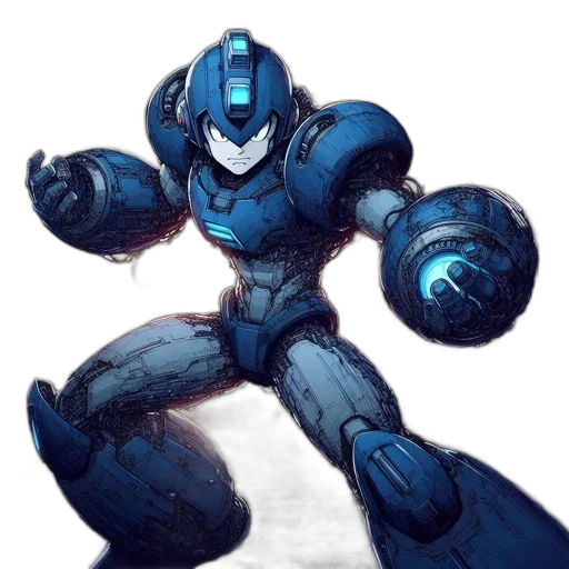 robot, weapon, concept art, comic book art transparent PNG cut-out
