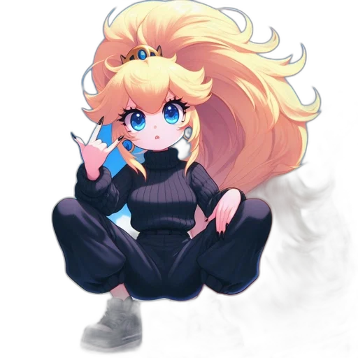 jacket, staff, hair, anime transparent PNG cut-out
