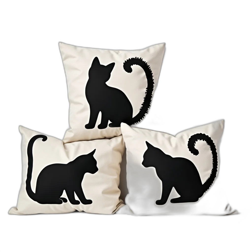 photorealistic, monochrome, collection, three transparent PNG cut-out