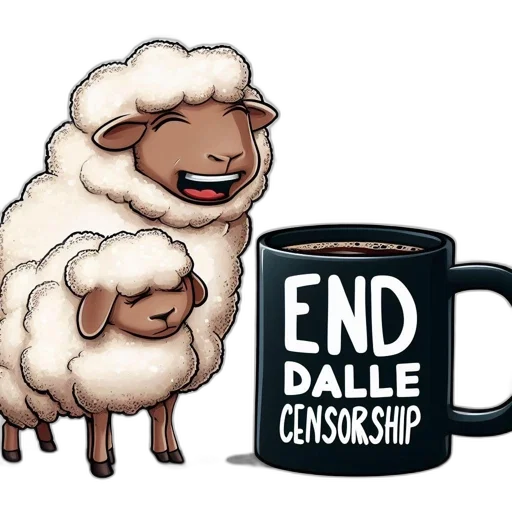 pixel art, two, cartoon, sheep transparent PNG cut-out