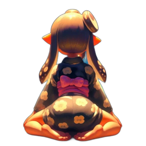dress, crown, hair, creature transparent PNG cut-out