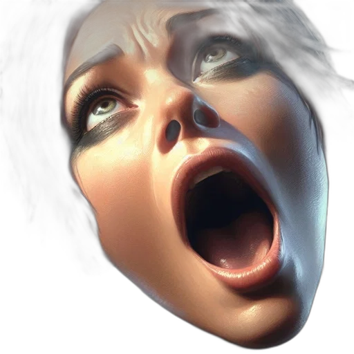 face, mask, creature, hair transparent PNG cut-out
