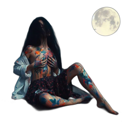dress, fantasy art, concept art, pixel art transparent PNG cut-out