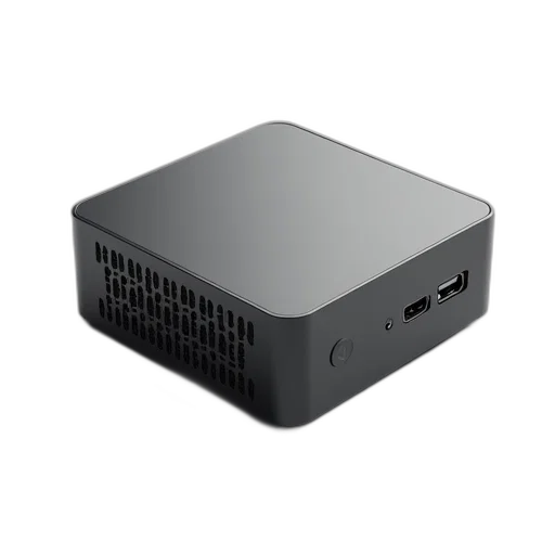 3d render, small, fanless, computer transparent PNG cut-out