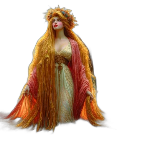 dress, concept art, fantasy art, 3d render transparent PNG cut-out