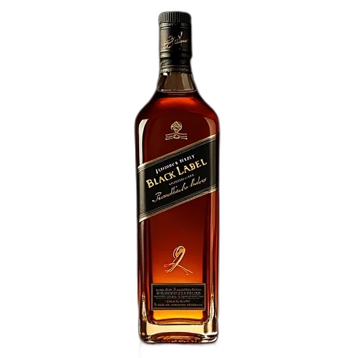 bottle, crown, 3d render, johnnie transparent PNG cut-out