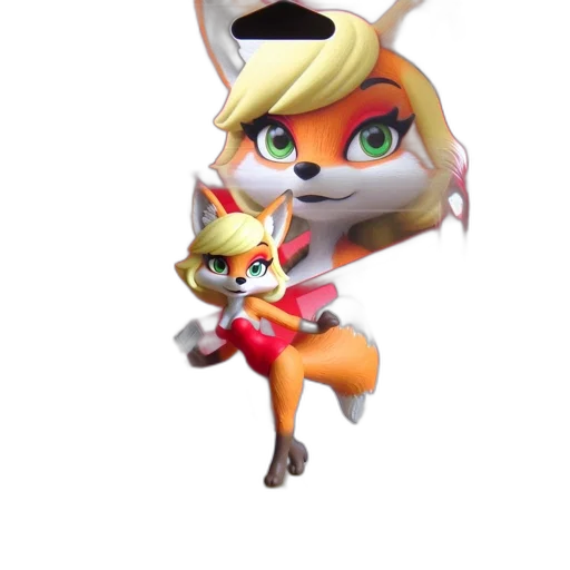 staff, animal, weapon, 3d render transparent PNG cut-out