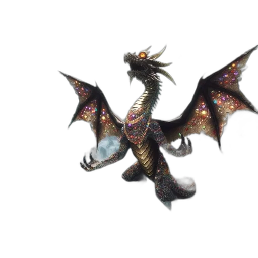 dragon, creature, animal, weapon transparent PNG cut-out