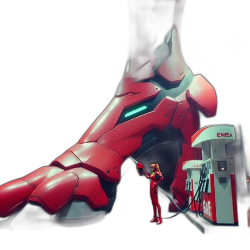 robot, shoes, weapon, bottle transparent PNG cut-out