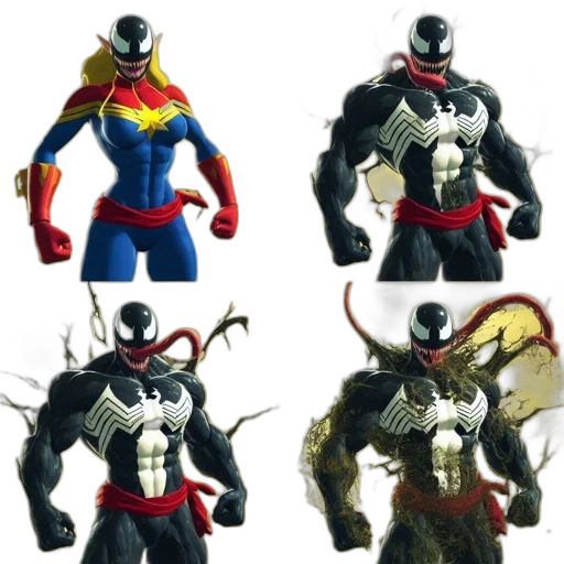 concept art, 3d render, comic book art, monochrome transparent PNG cut-out