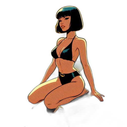 comic book art, concept art, cartoon, fantasy art transparent PNG cut-out