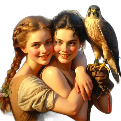 jewelry, fantasy art, oil painting, photorealistic transparent PNG cut-out