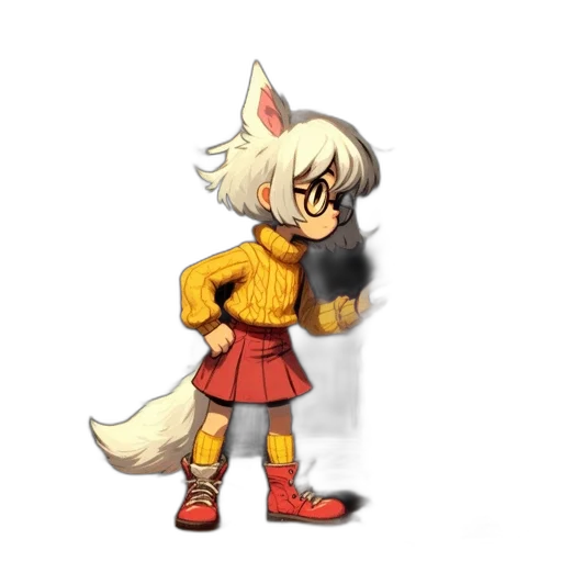 staff, jacket, animal, creature transparent PNG cut-out
