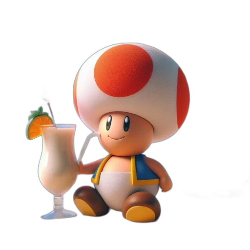 hat, bottle, food, robot transparent PNG cut-out