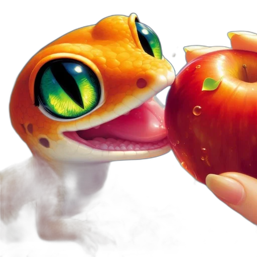 food, creature, animal, dragon transparent PNG cut-out